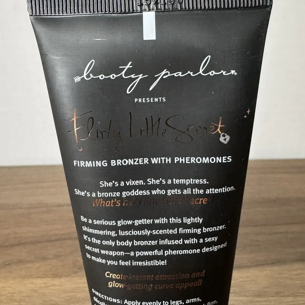 Booty Parlor Flirty Little Secret Firming Bronzer With Pheromones‎ 4.5oz New